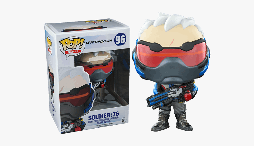 Overwatch Soldier 76 Png - Soldier 76 Funko Pop, Transparent Png, Free Download