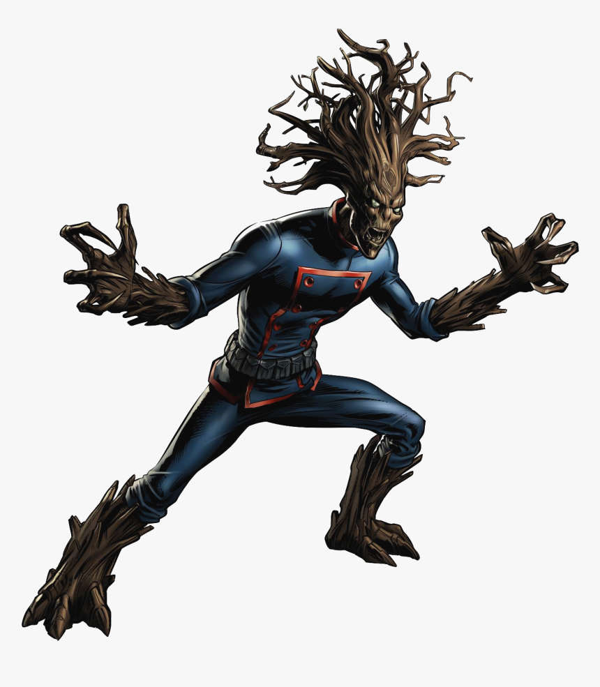 Groot Png - Avengers Alliance Rocket Raccoon Groot, Transparent Png, Free Download