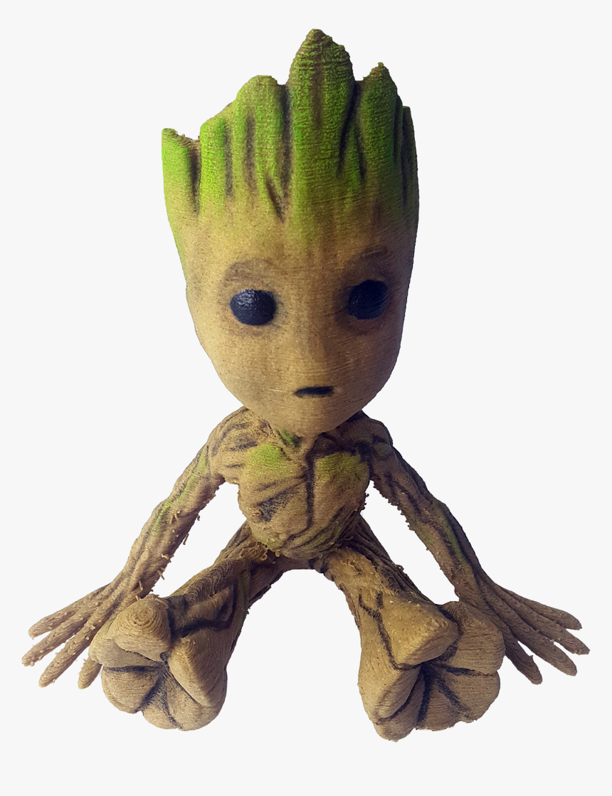 Groot Png - 3d Print Movie Character, Transparent Png, Free Download