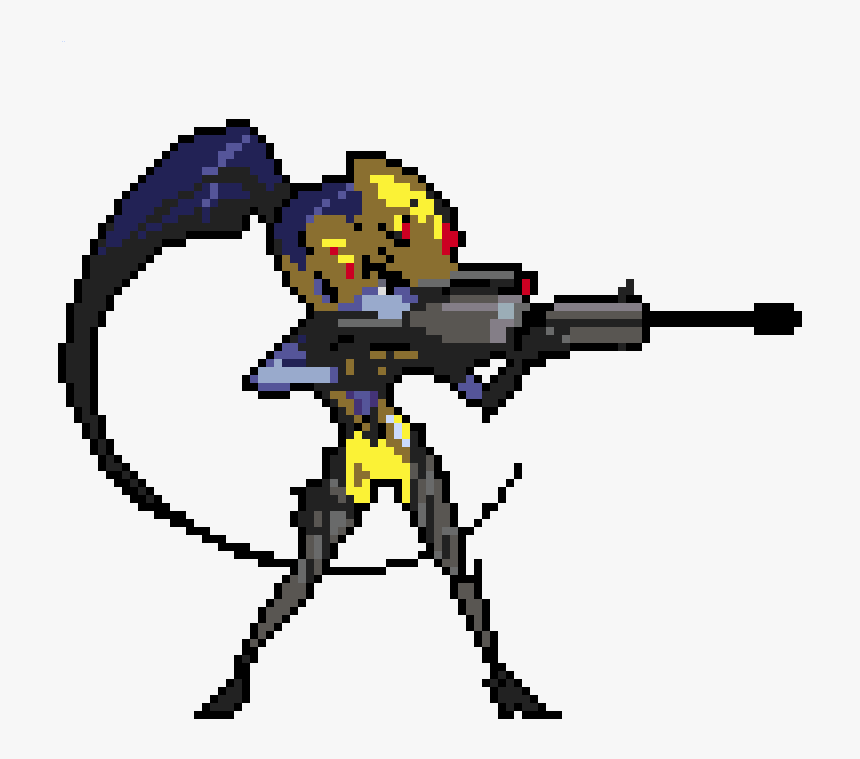 Pixie Engine Logo - Overwatch Widowmaker Pixel Spray, HD Png Download, Free Download