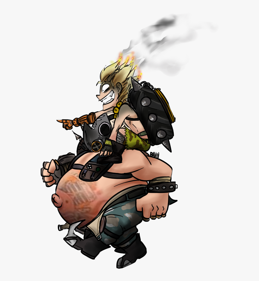 #junkrat Overwatch#roadhog Junkrat - Cartoon, HD Png Download, Free Download