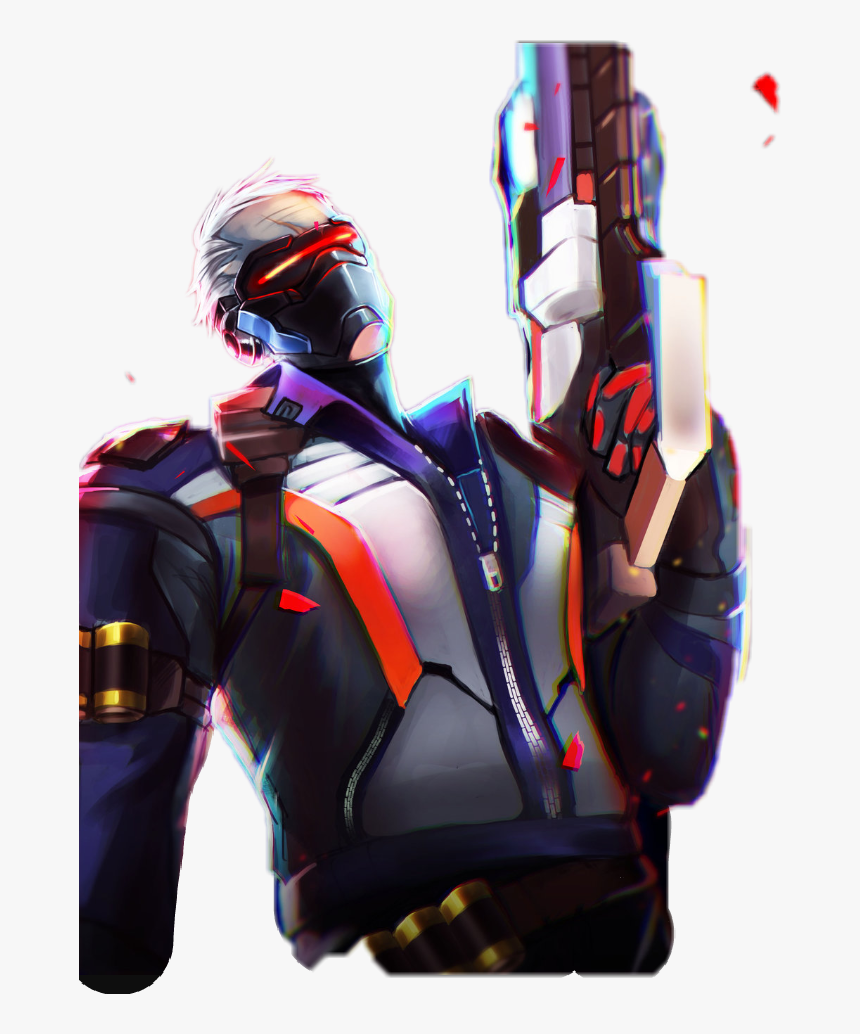 Soldier 76 Fan Art , Png Download - Overwatch For Android 4k, Transparent Png, Free Download