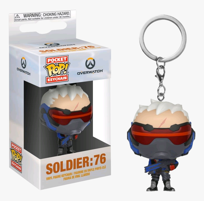 Keychain Pop Soldier 76, HD Png Download, Free Download