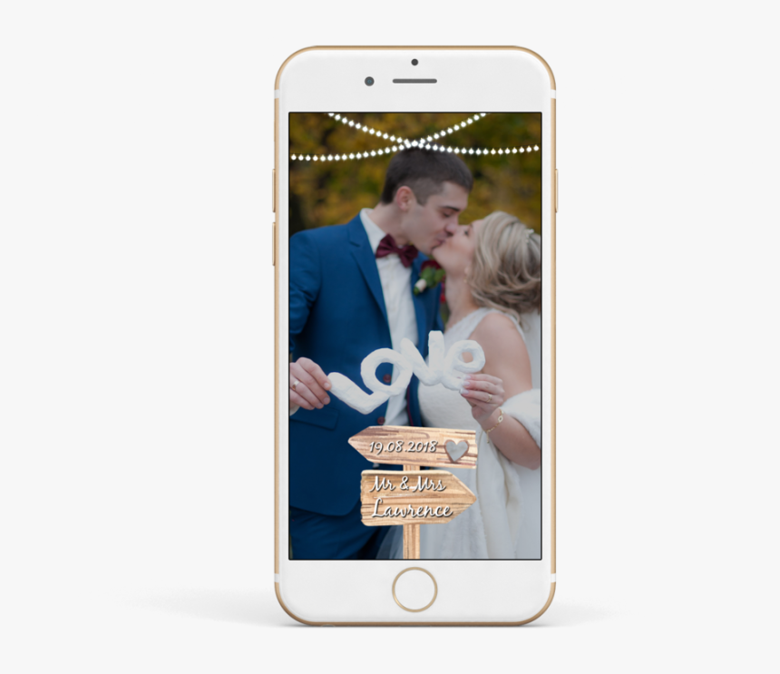 Wooden Signpost With Fairy Lights , Png Download - Marriage Love Kiss, Transparent Png, Free Download