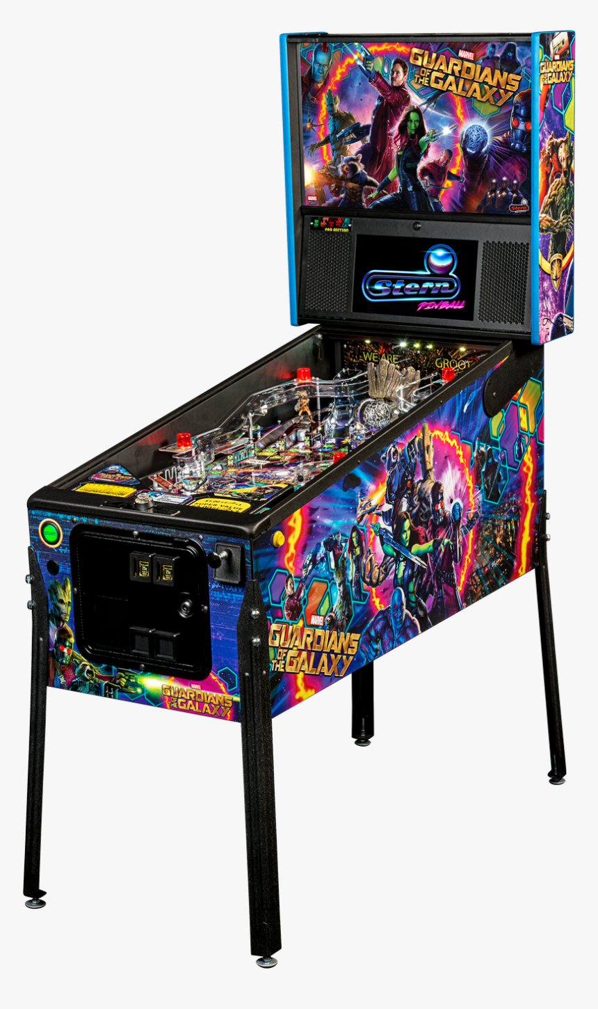 Pro - Guardians Of The Galaxy Pinball Machine, HD Png Download, Free Download