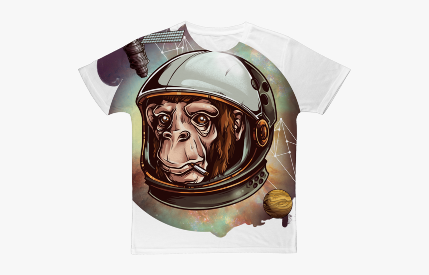 Monkey Astronaut Sticker, HD Png Download, Free Download