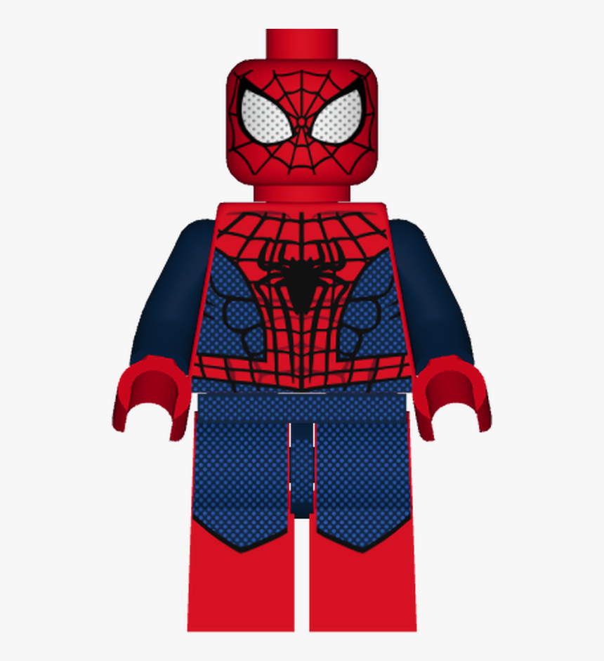 Red Lego Man - Spider Man Lego .png, Transparent Png, Free Download