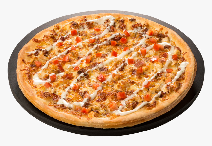 Chicken Broccoli Alfredo Pizza - Pizza Ranch Pizza, HD Png Download, Free Download