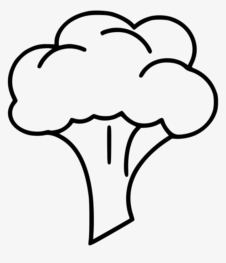 Broccoli - Line Art, HD Png Download, Free Download
