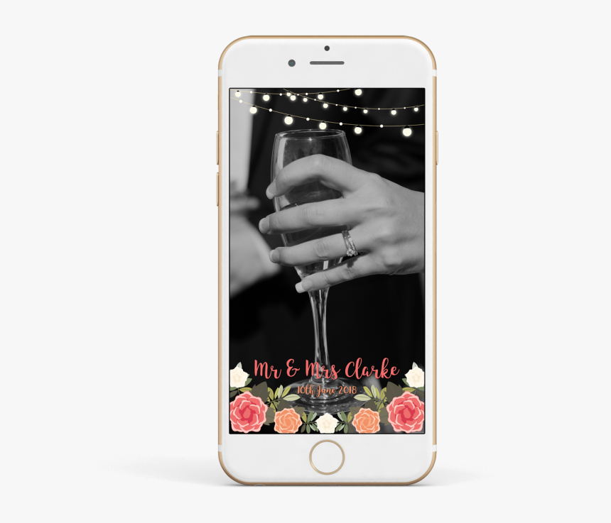 Snapchat Wedding Filter - Iphone, HD Png Download, Free Download