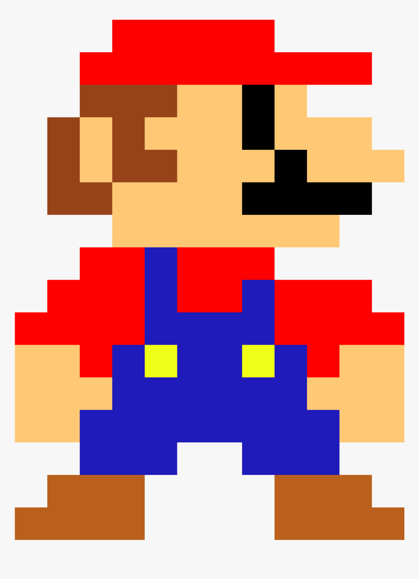 Draw 8 Bit Mario, HD Png Download, Free Download