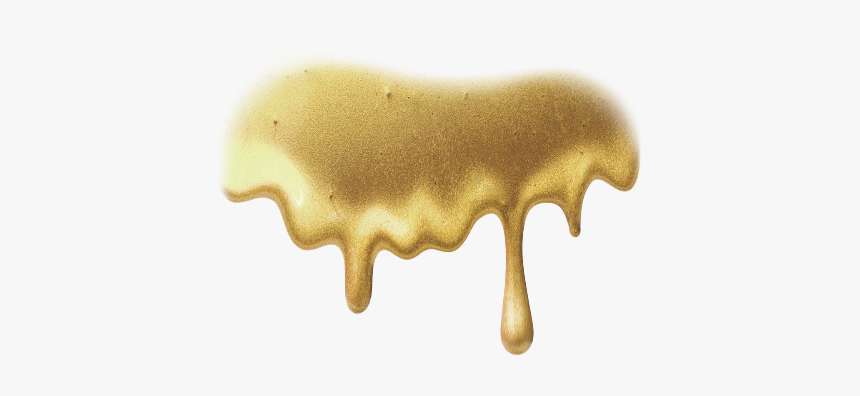 #gold #paint #drip - Gold Paint Drip Png, Transparent Png, Free Download