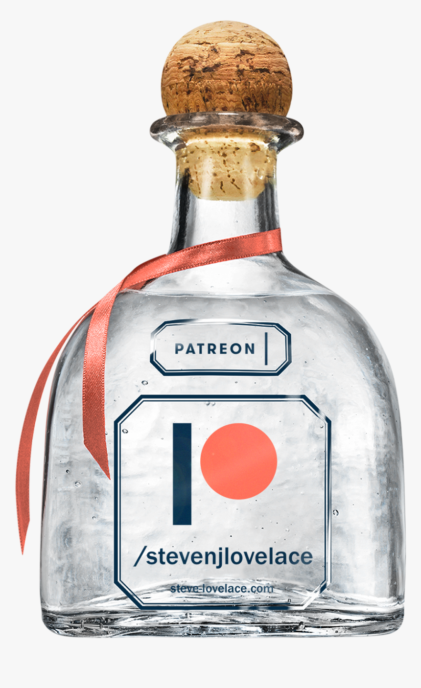 Steve Lovelace Patreon Bottle - Patron Tequila Png, Transparent Png, Free Download