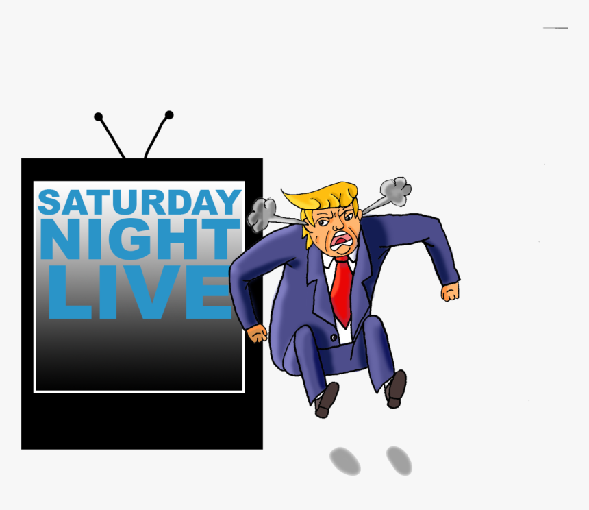 Trump Versus Snl - Cartoon, HD Png Download, Free Download