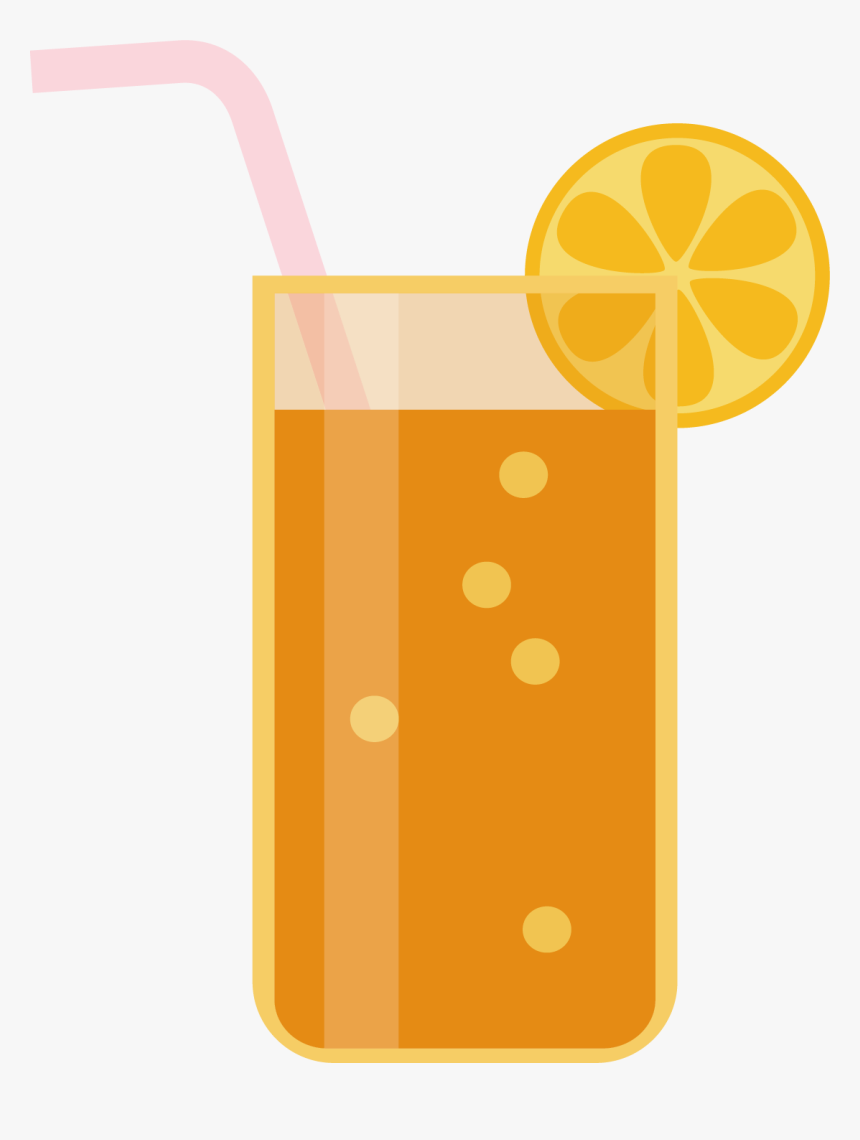 Orange Juice Orange Drink Lemonade - Orange Juice Vector Png, Transparent Png, Free Download
