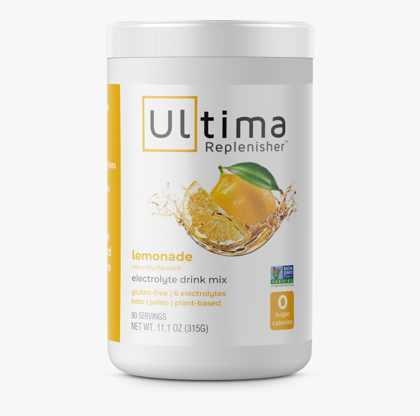 Ultima Replenisherlemonade 90 Servings 13.65 Ounces, HD Png Download, Free Download