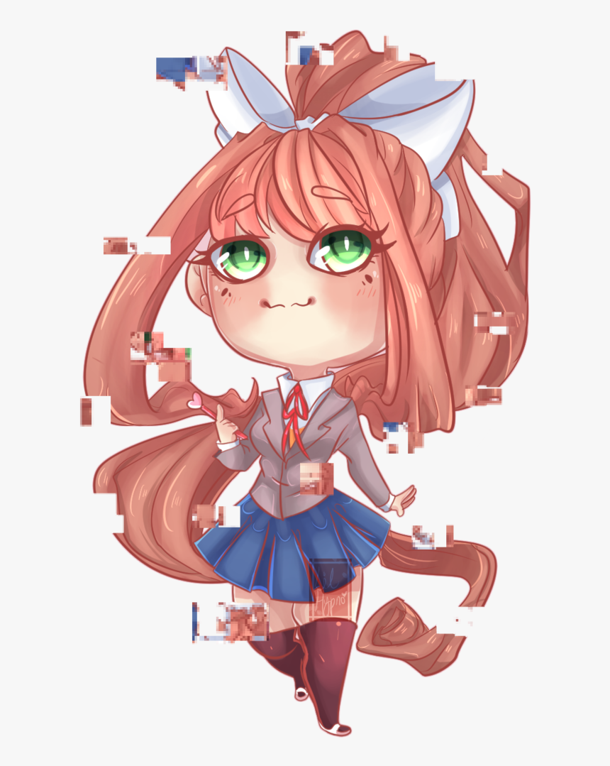 Doki Doki Monika Clip Art, HD Png Download, Free Download