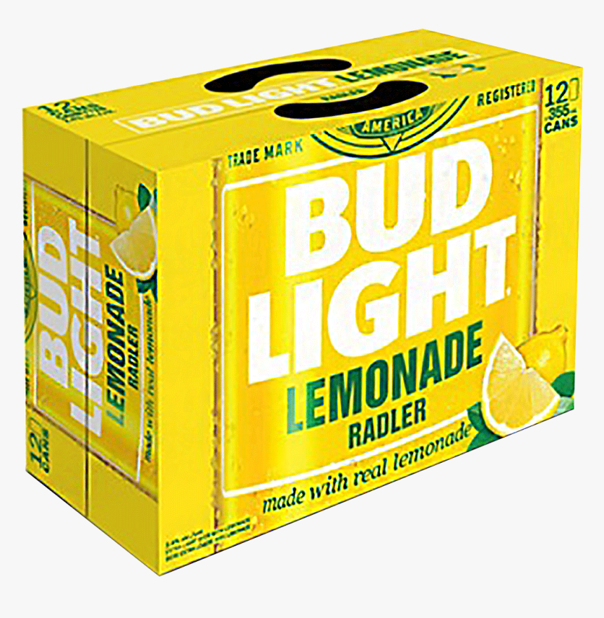 Bud Light Lemonade Radler 12 X 355 Ml - Box, HD Png Download, Free Download