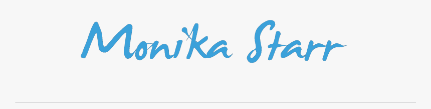 Monika Starr - Calligraphy, HD Png Download, Free Download