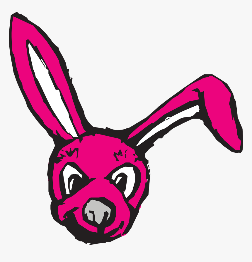 Scary Bunny Svg Clip Arts - Scary Bunny Clip Art, HD Png Download, Free Download