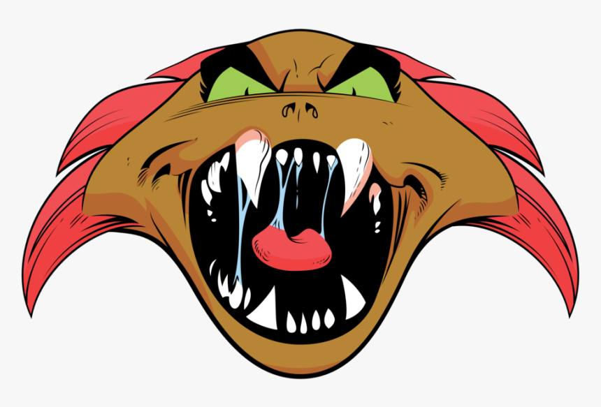 Scarey Clip Scary Tooth Clip Art Transparent Stock - Cartoon, HD Png Download, Free Download