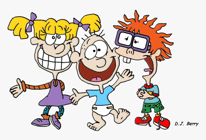 Angelica, Tommy, And Chuckie - Rugrats Chuckie, HD Png Download, Free Download