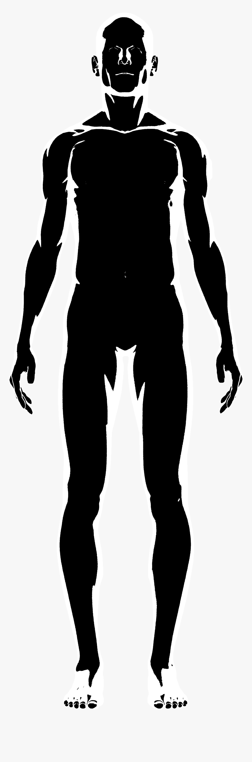 Silhouette Man Vector Graphics Royalty-free Illustration - Vector Body Silhouette Png, Transparent Png, Free Download