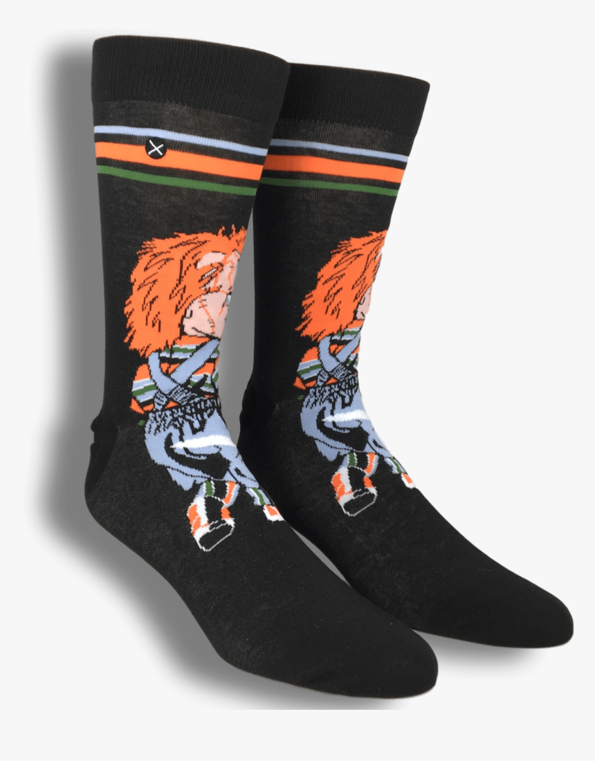Child"s Play Chucky Doll Socks Socks By Odd Sox - Sock, HD Png Download, Free Download