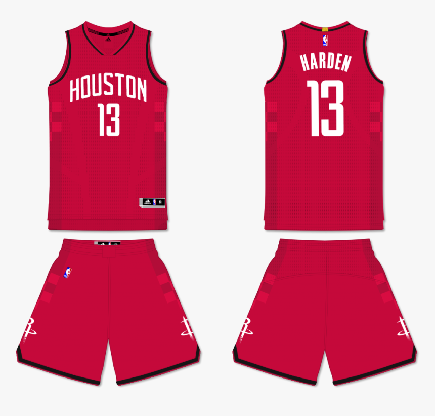 Shorts Houston Rockets Jersey Red, HD Png Download, Free Download