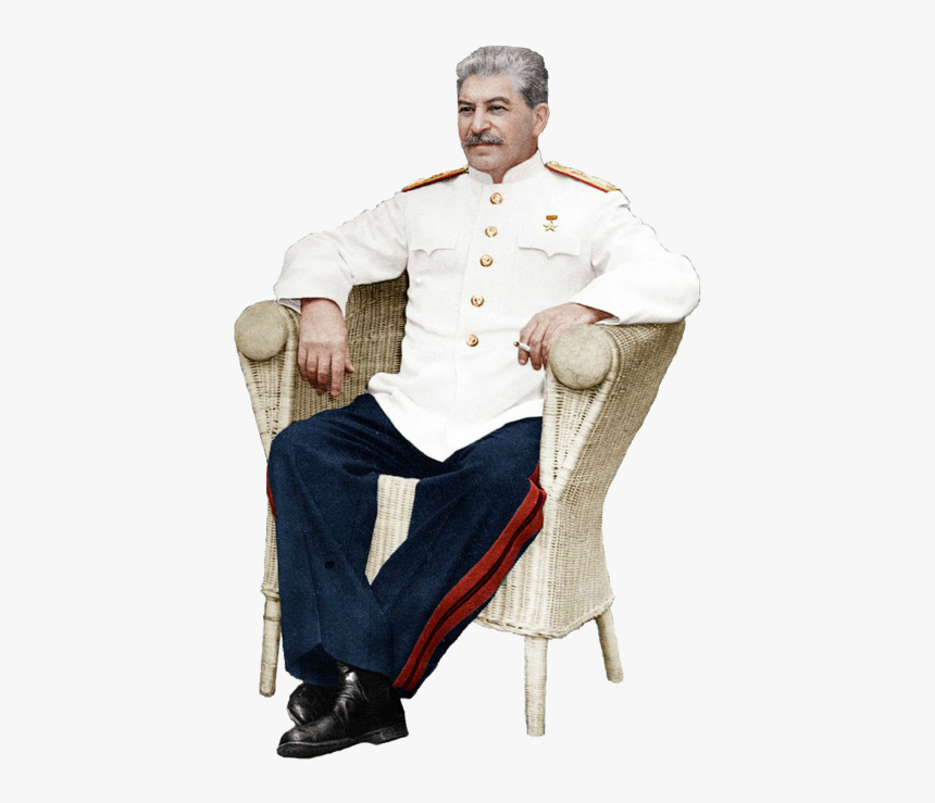 Stalin Png - Joseph Stalin Sitting Chair, Transparent Png, Free Download