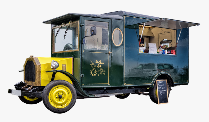 Food Truck Vintage Png, Transparent Png, Free Download