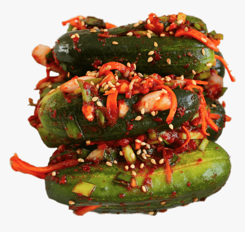 Stuffed Cucumber Kimchi - Bell Peppers And Chili Peppers, HD Png Download, Free Download