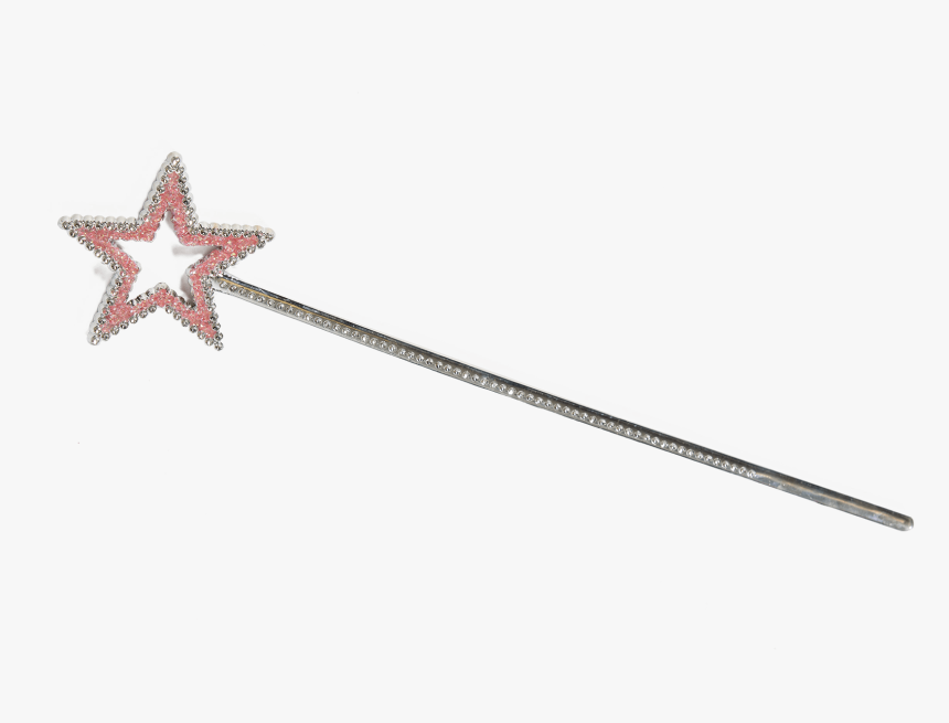 Sparkly Pink Star Wand For Ballerinas And Fairies Little - Star, HD Png Download, Free Download