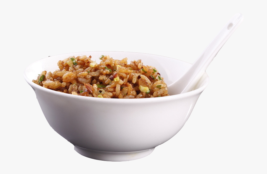 Food,cuisine,breakfast - Fried Rice In Bowl Png, Transparent Png, Free Download