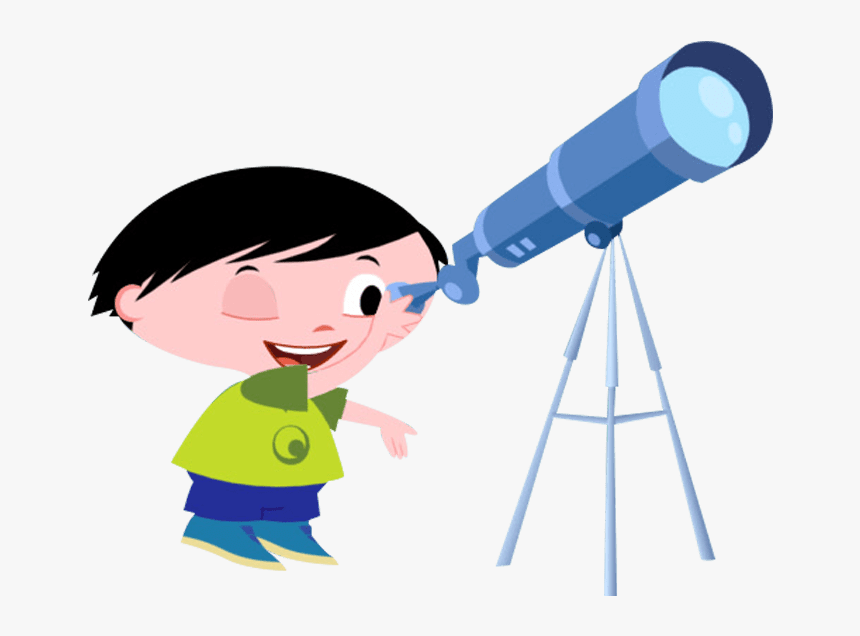Luna"s Brother Jupiter Looking Through Telescope - Show Da Luna Png Personagens, Transparent Png, Free Download