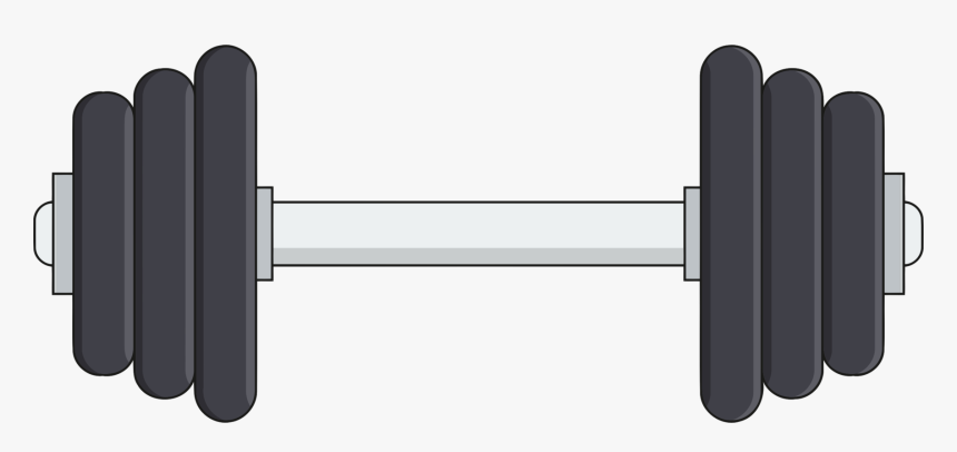 Barbell Cliparts - Clipart Weight Lifting Dumbbell Png, Transparent Png, Free Download