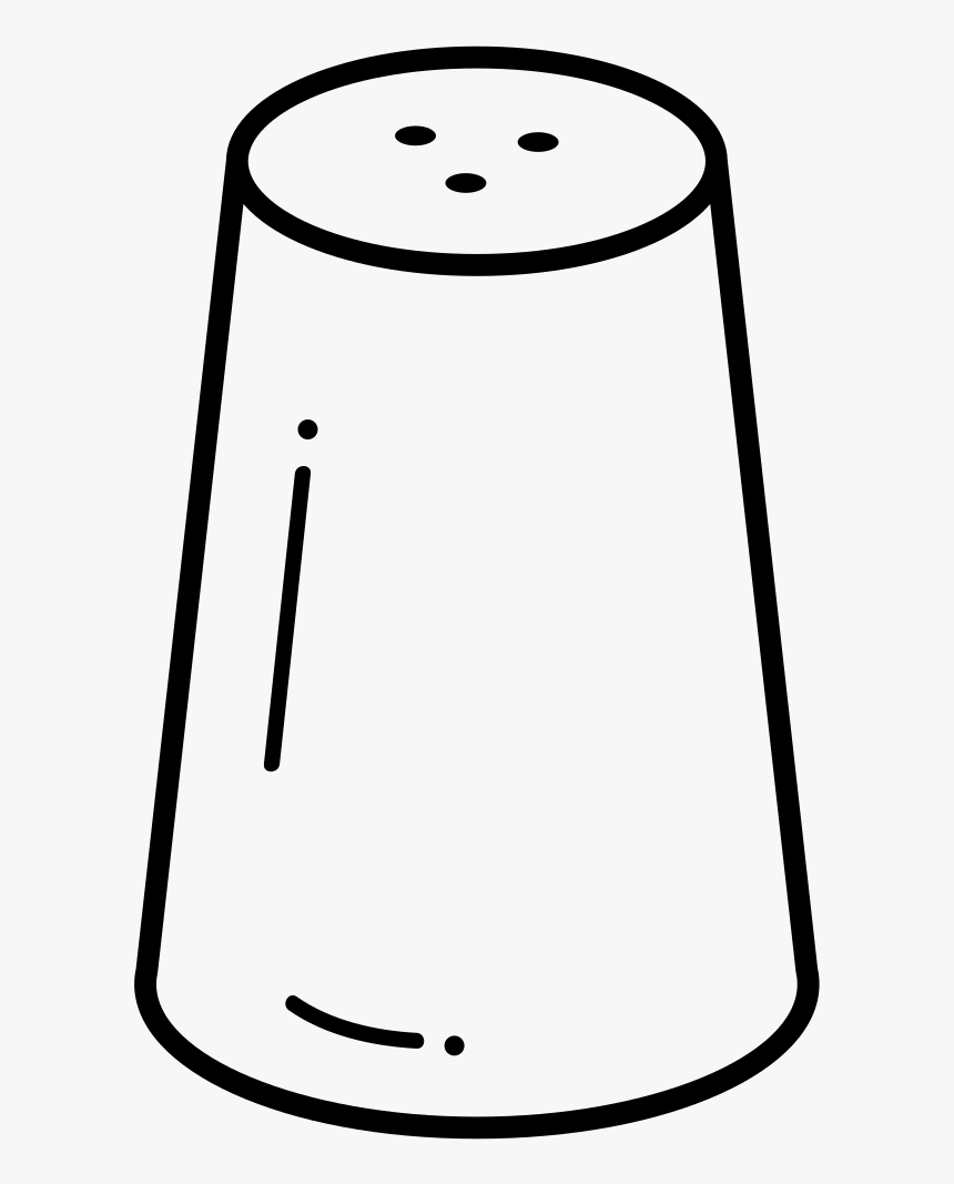 Salt Shaker Coloring Page - Salero Para Dibujar, HD Png Download, Free Download