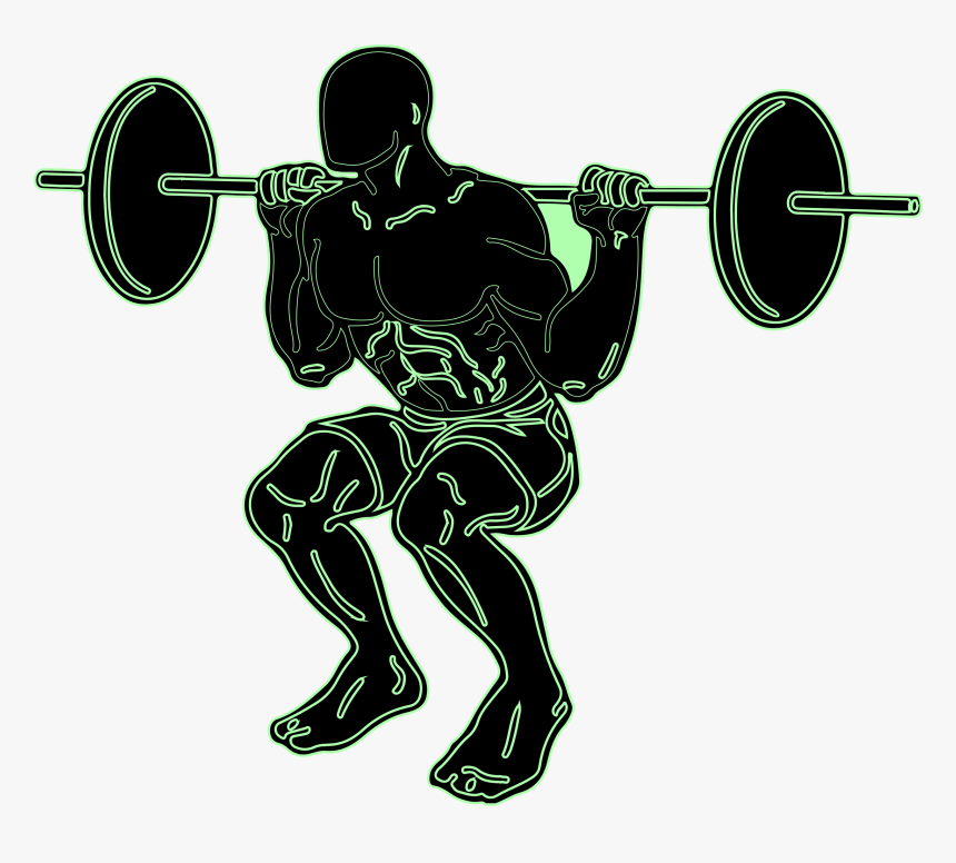 Exercise Equipment,brass Instrument,barbell - Squat Png, Transparent Png, Free Download