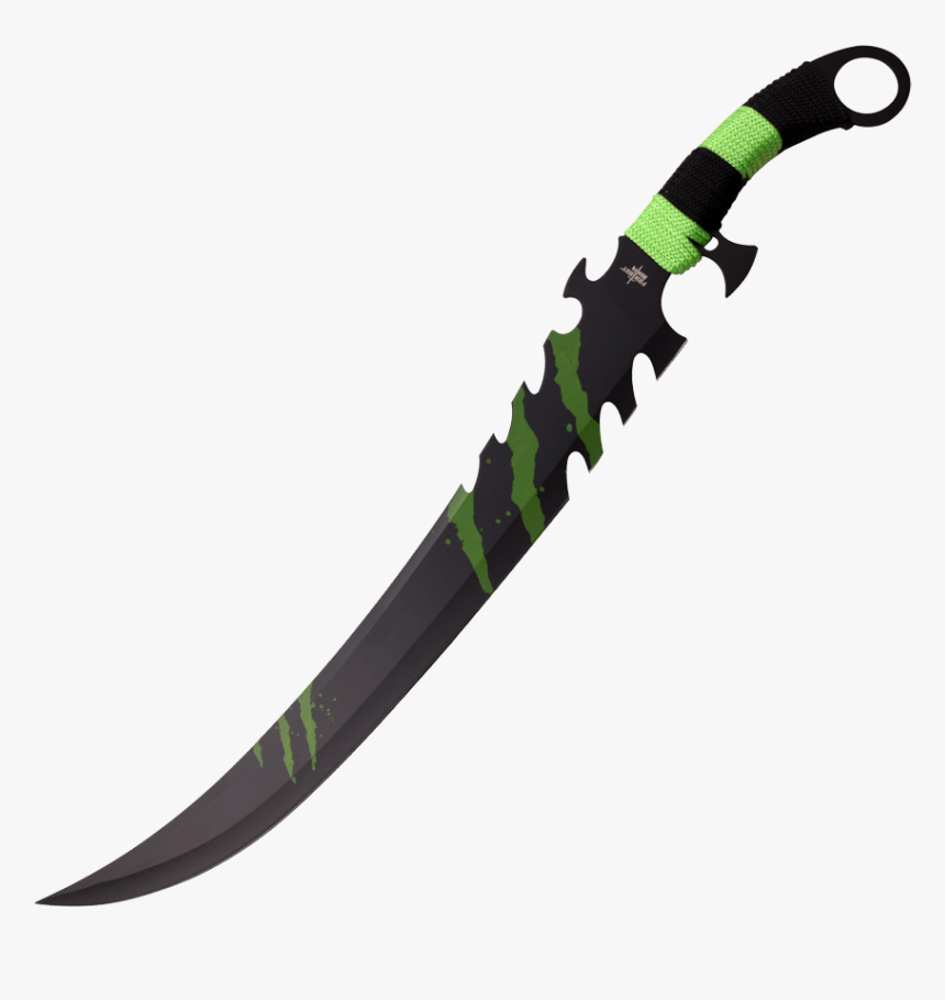 Green Claw Marks Fantasy Sword - Blood Fantasy Sword, HD Png Download, Free Download