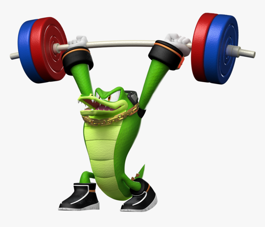 Vector Lifting A Barbell - Mario And Sonic Vector, HD Png Download, Free Download