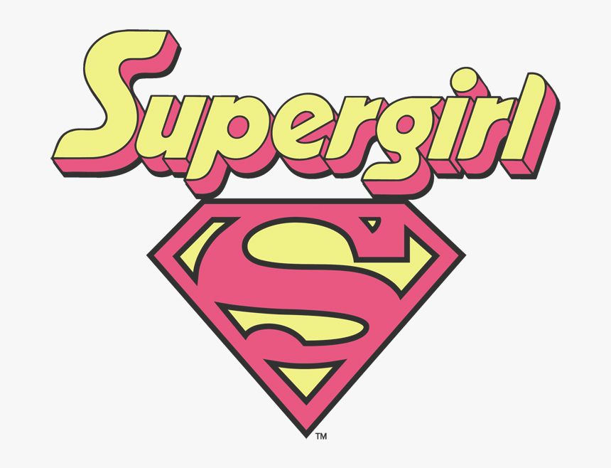 Pink Supergirl Logo Png, Transparent Png, Free Download