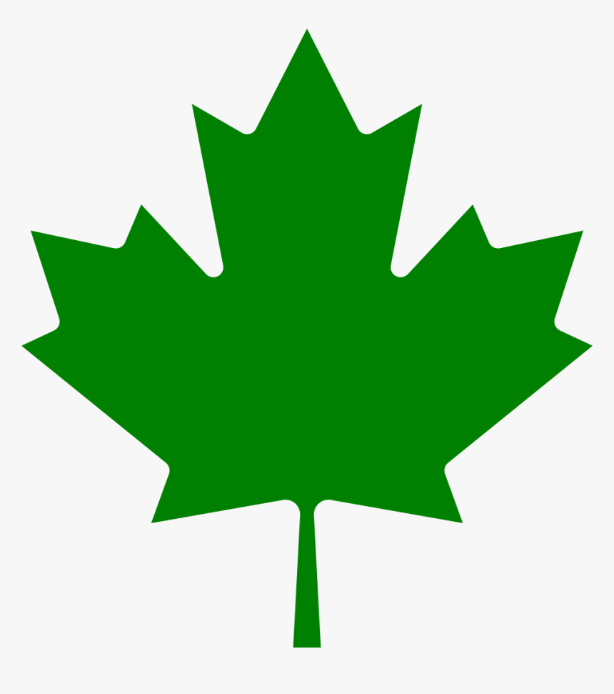 Canada Maple Leaf Green, HD Png Download, Free Download