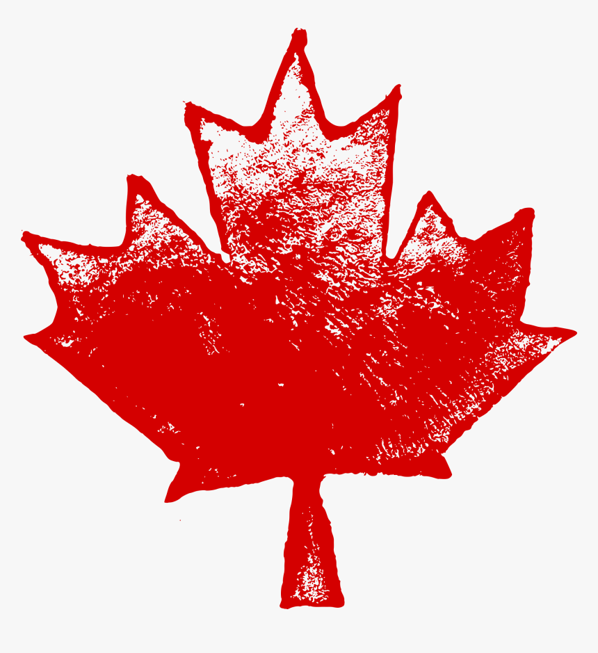 Grunge Maple Leaf Png, Transparent Png, Free Download