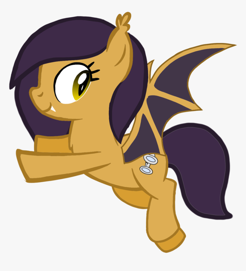 Toyminator900, Bat Pony, Fangs, Flying, Looking Back, - Cartoon, HD Png Download, Free Download