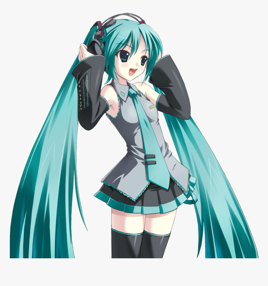 Turquoise Hair Anime Girl, HD Png Download, Free Download