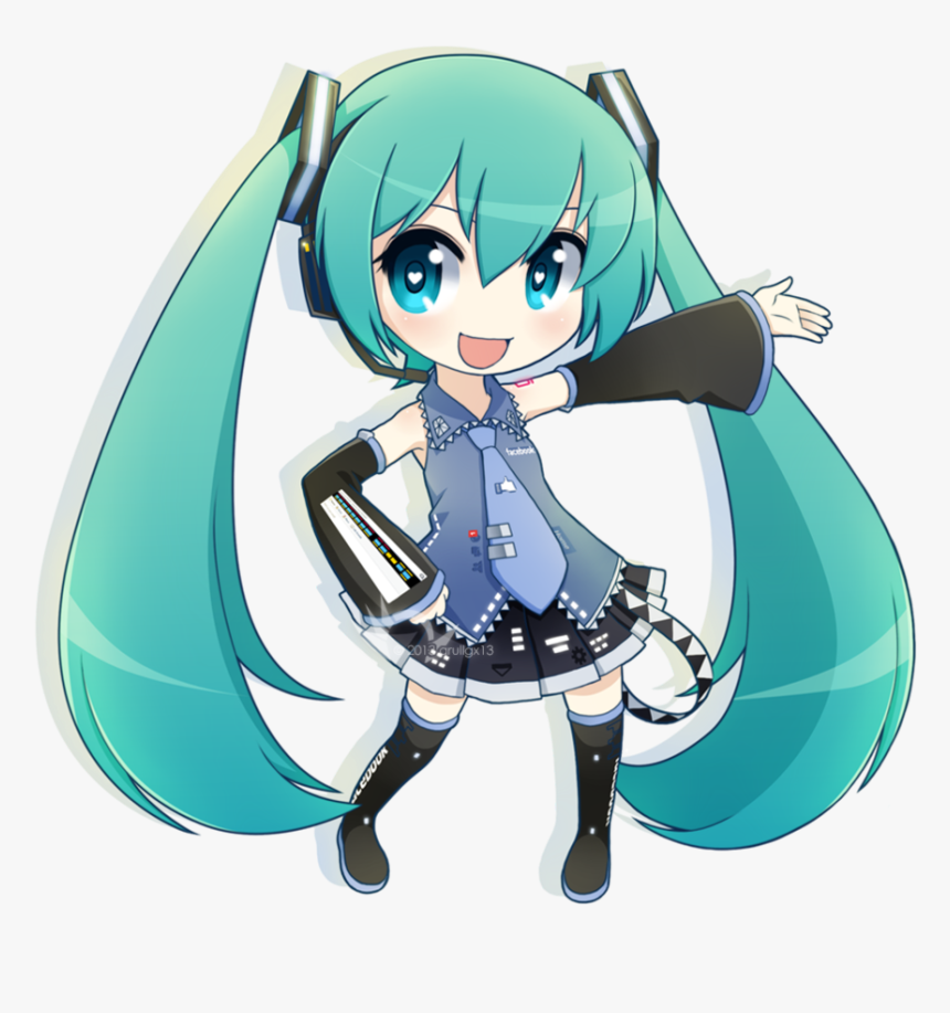 Miku Chibi Png - Chibi Hatsune Miku Png, Transparent Png, Free Download