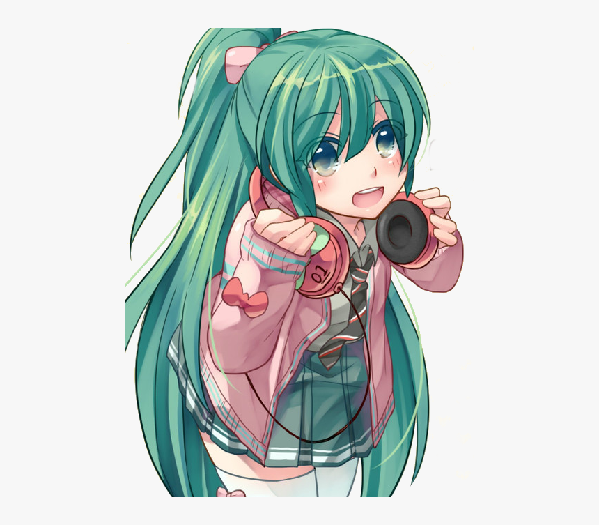Vocaloid, Anime, And Hatsune Miku Image - Anime Cute Hatsune Miku, HD Png Download, Free Download