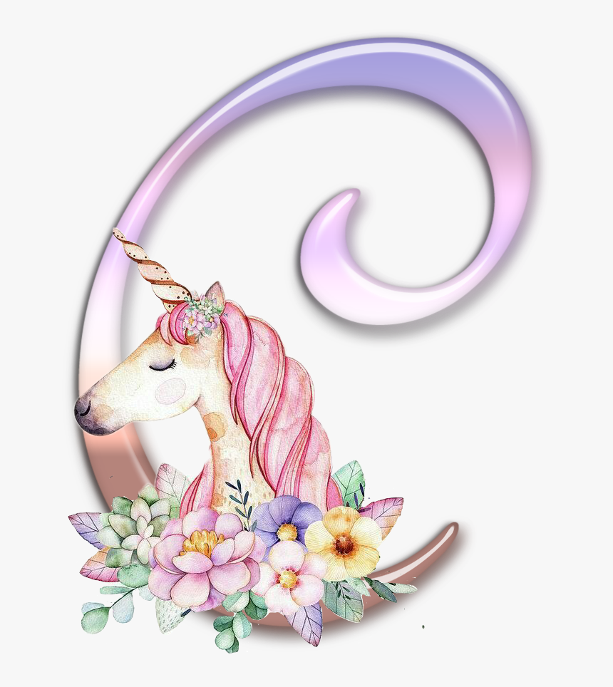 Unicorn Floral Design, HD Png Download, Free Download