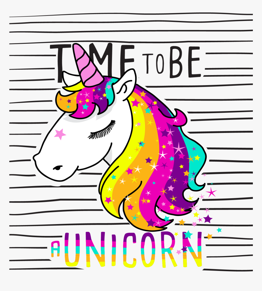 Unicorn Desktop Wallpaper Horse Wallpaper - Time To Be A Unicorn, HD Png Download, Free Download