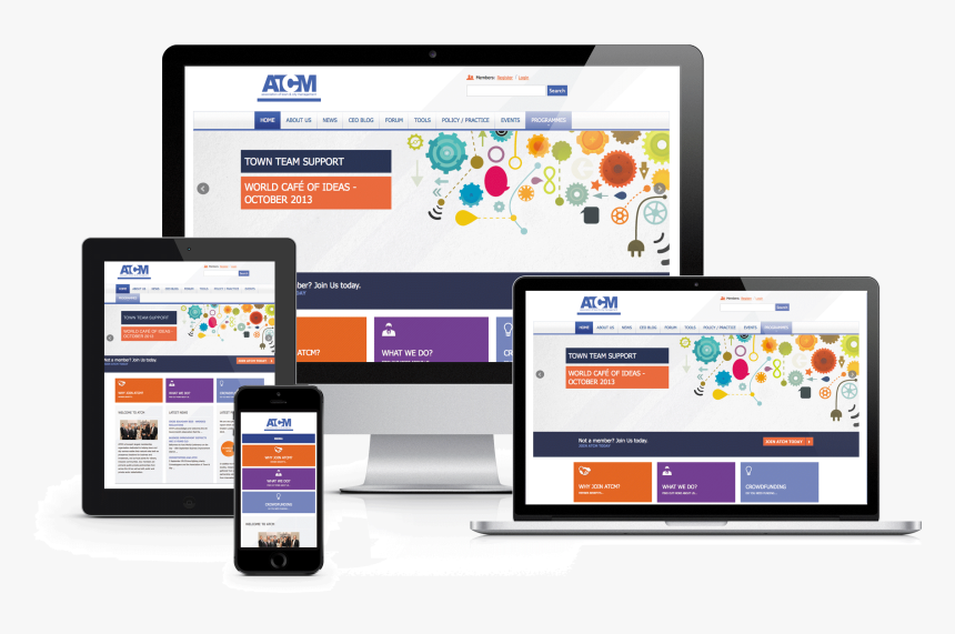 Responsive Website - Compatible With All Devices Web Page, HD Png Download, Free Download